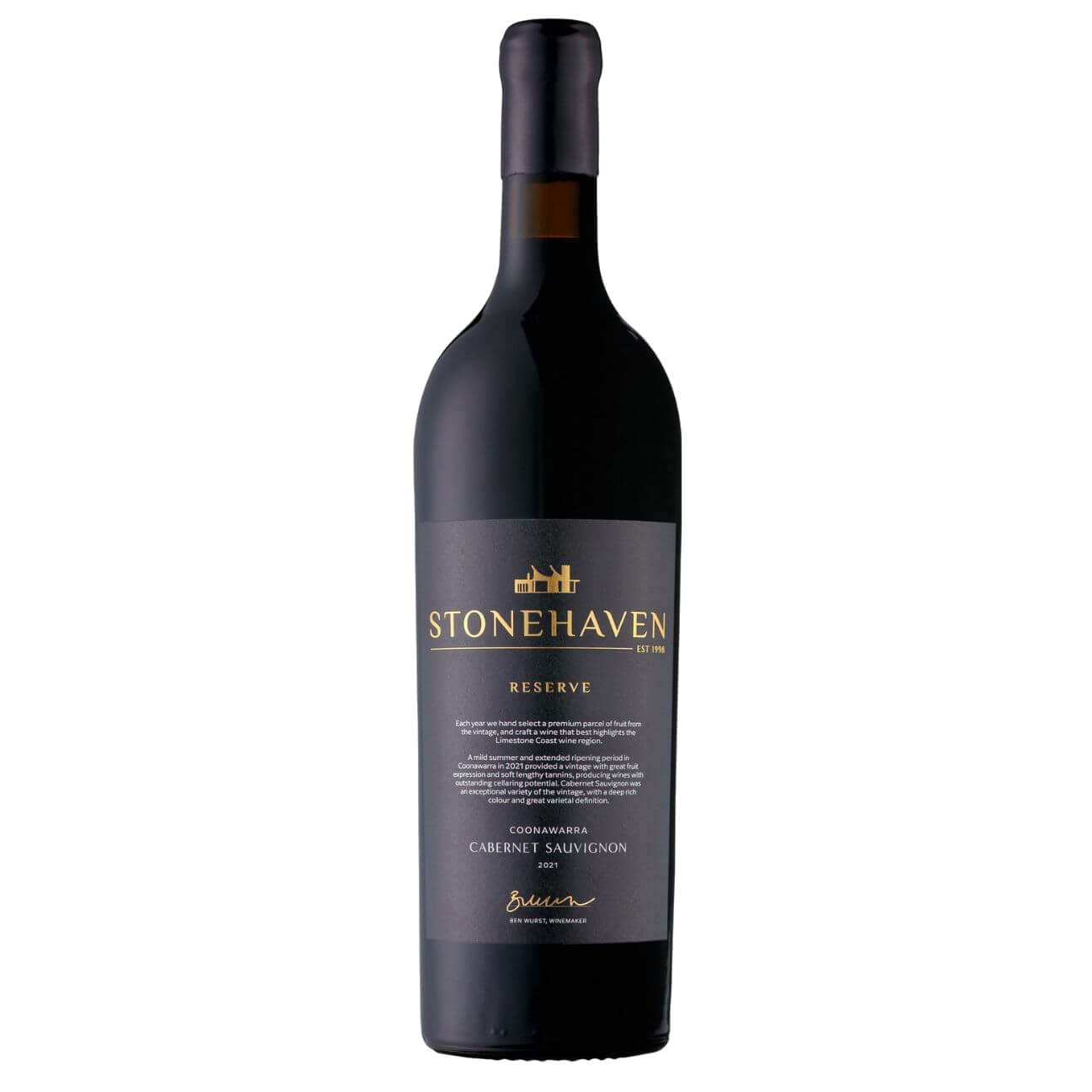Stonehaven Reserve Coonawarra Cabernet Sauvignon 2021 (6 Bottles) Coonawarra, SA