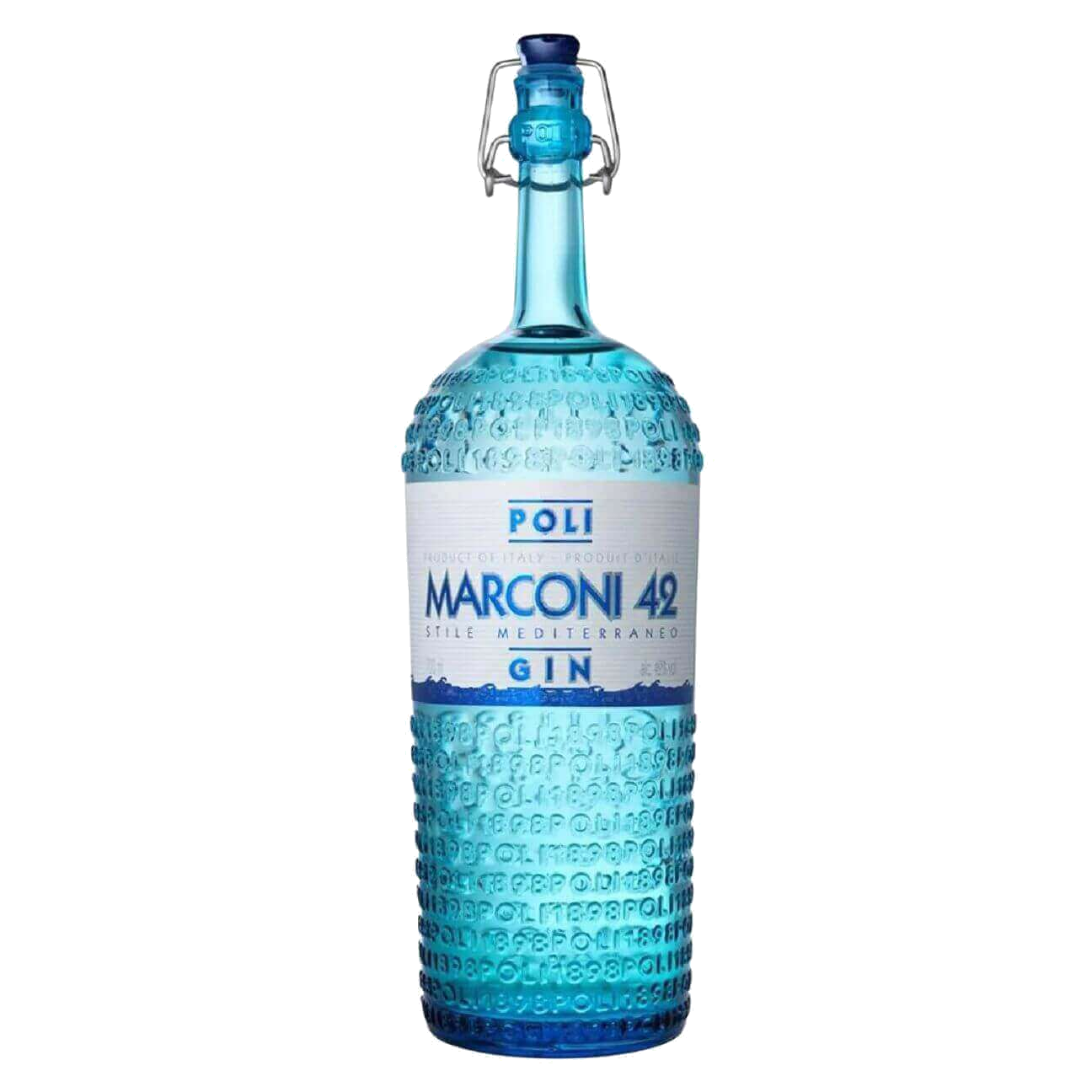 Poli Grappa Marconi 42  Stile Mediterraneo Gin (6 Bottles) Veneto, Italy