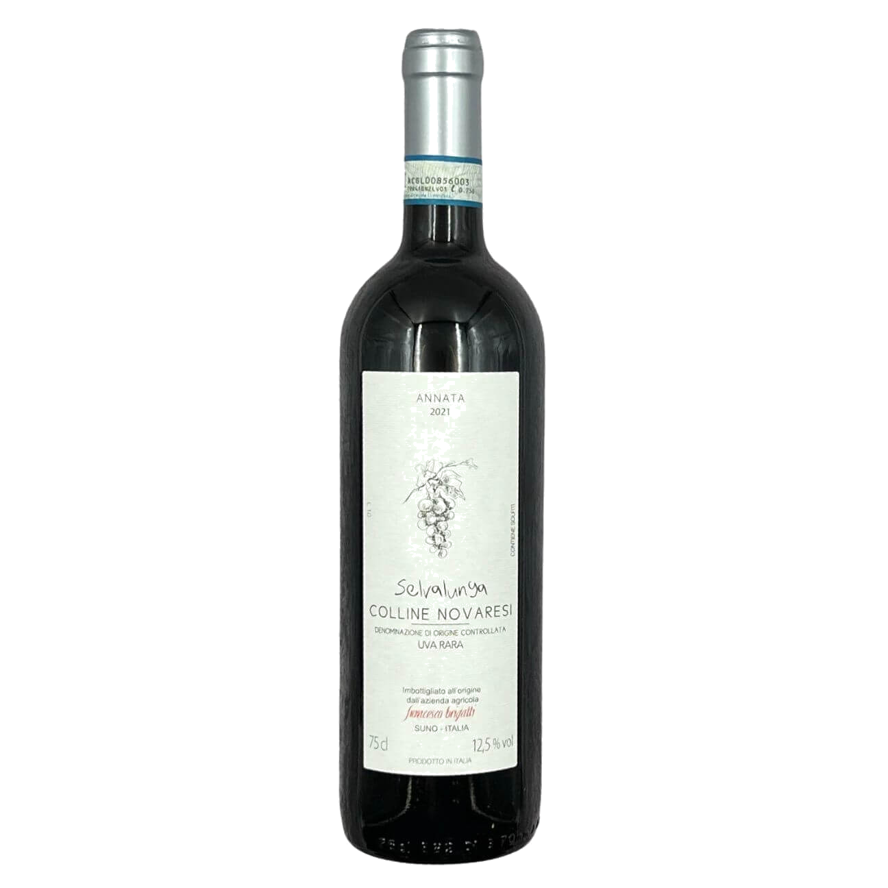 Francesco Brigatti Selvalunga Colline Novaresi Uva Rara DOC 2023 (12 Bottles) Alto-Piedmont, Italy