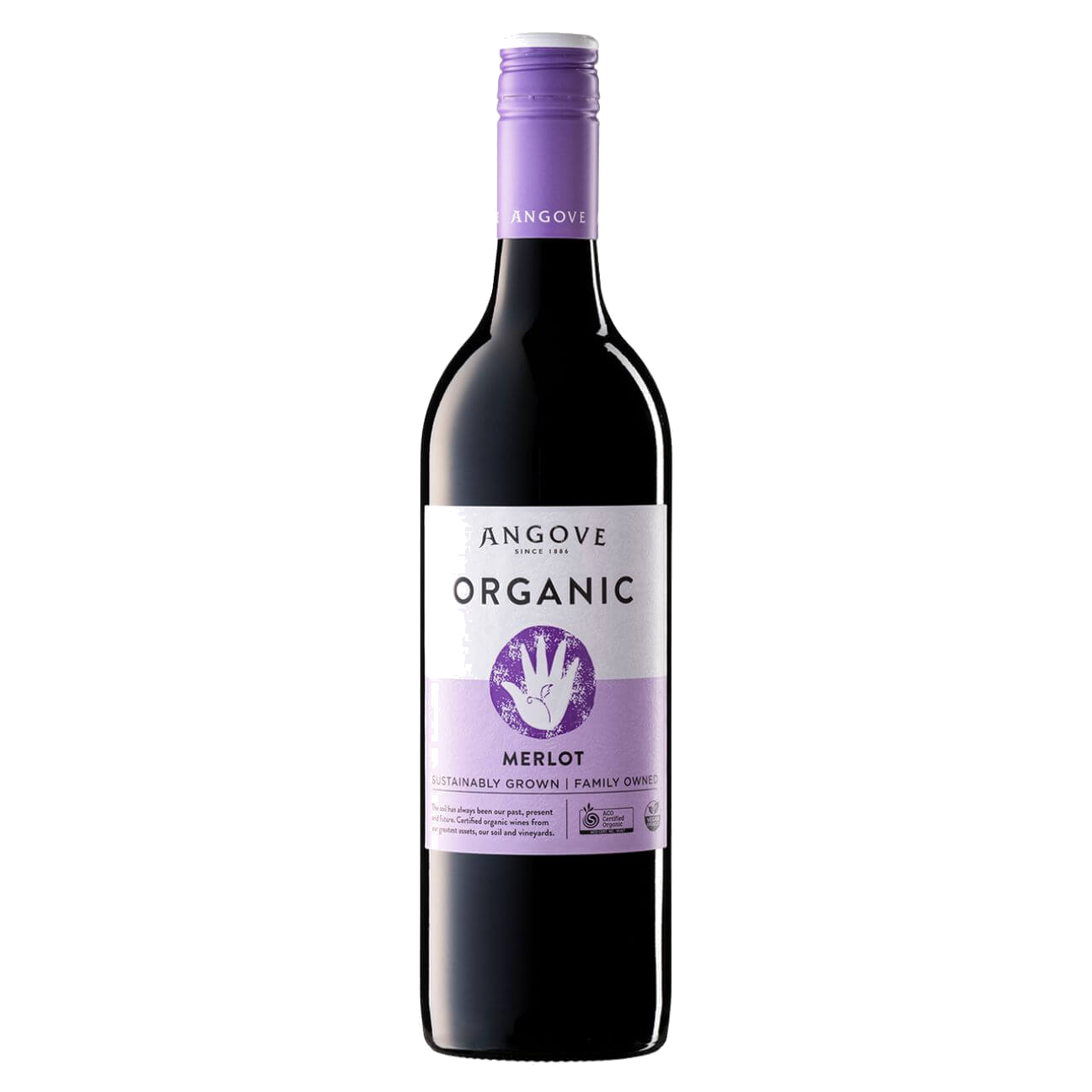 Angove Organic Merlot NV (6 Bottles) Riverland, SA