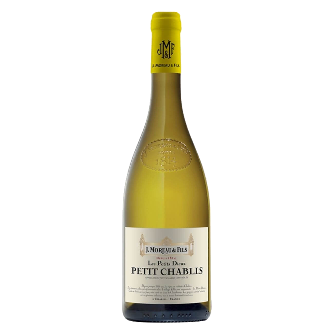 J. Moreau & Fils Petit Chablis Les Petits Dieux 2023 (12 Bottles) Chablis, France