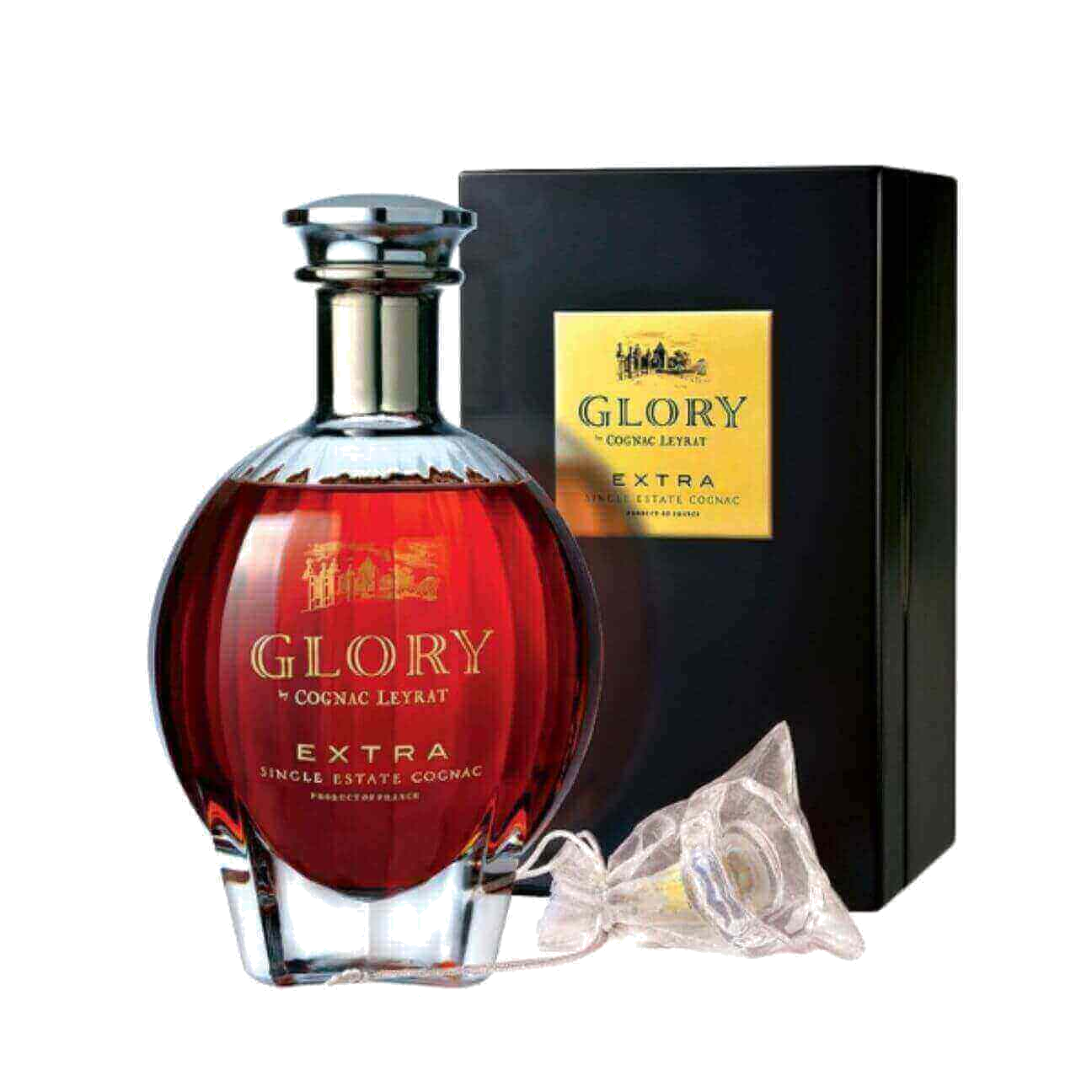 Cognac Leyrat Extra Glory Single Estate Cognac (4 Bottles) Claix, France