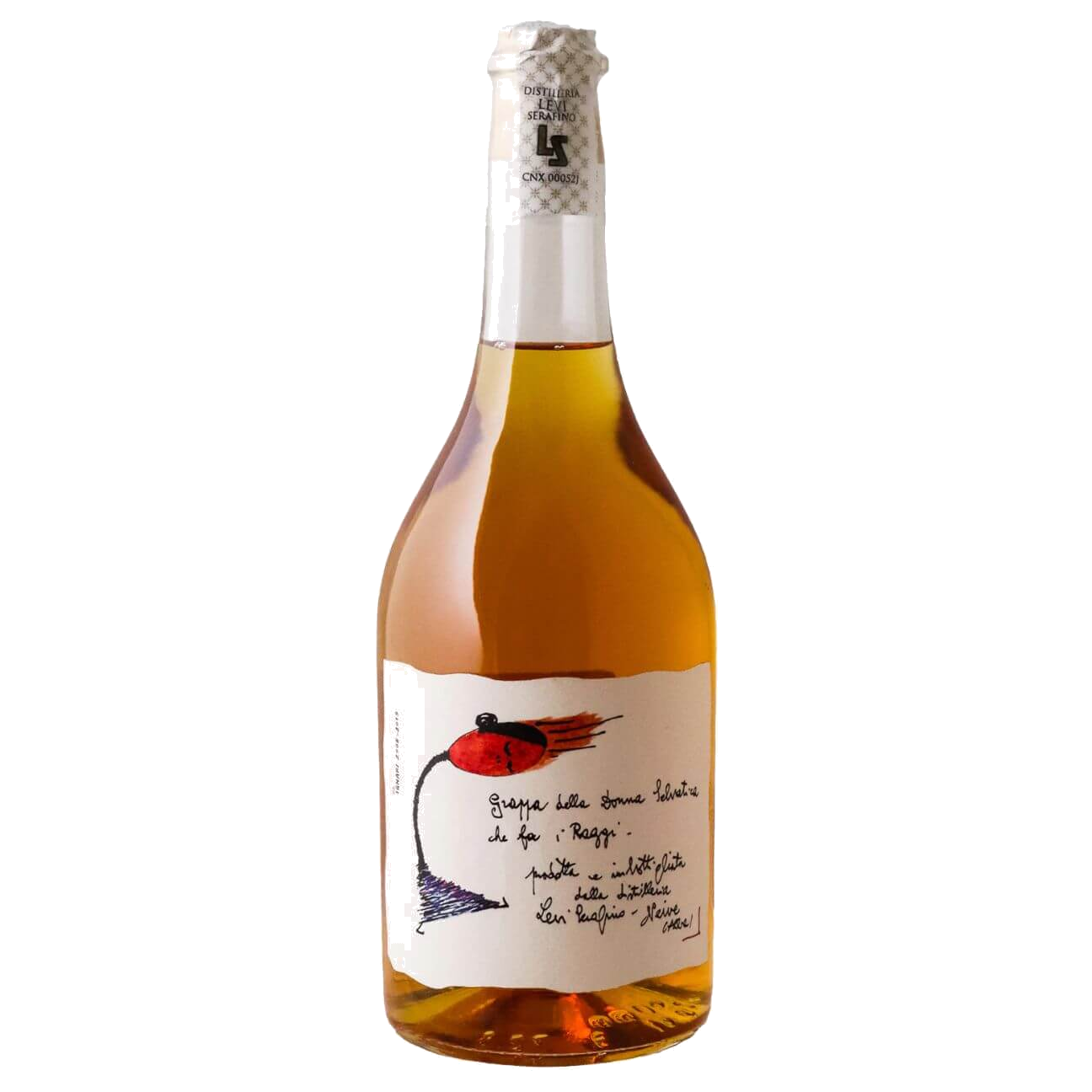 Levi Serafino Grappa Classica Ambrata (1 Bottle) Piemonte, Italy