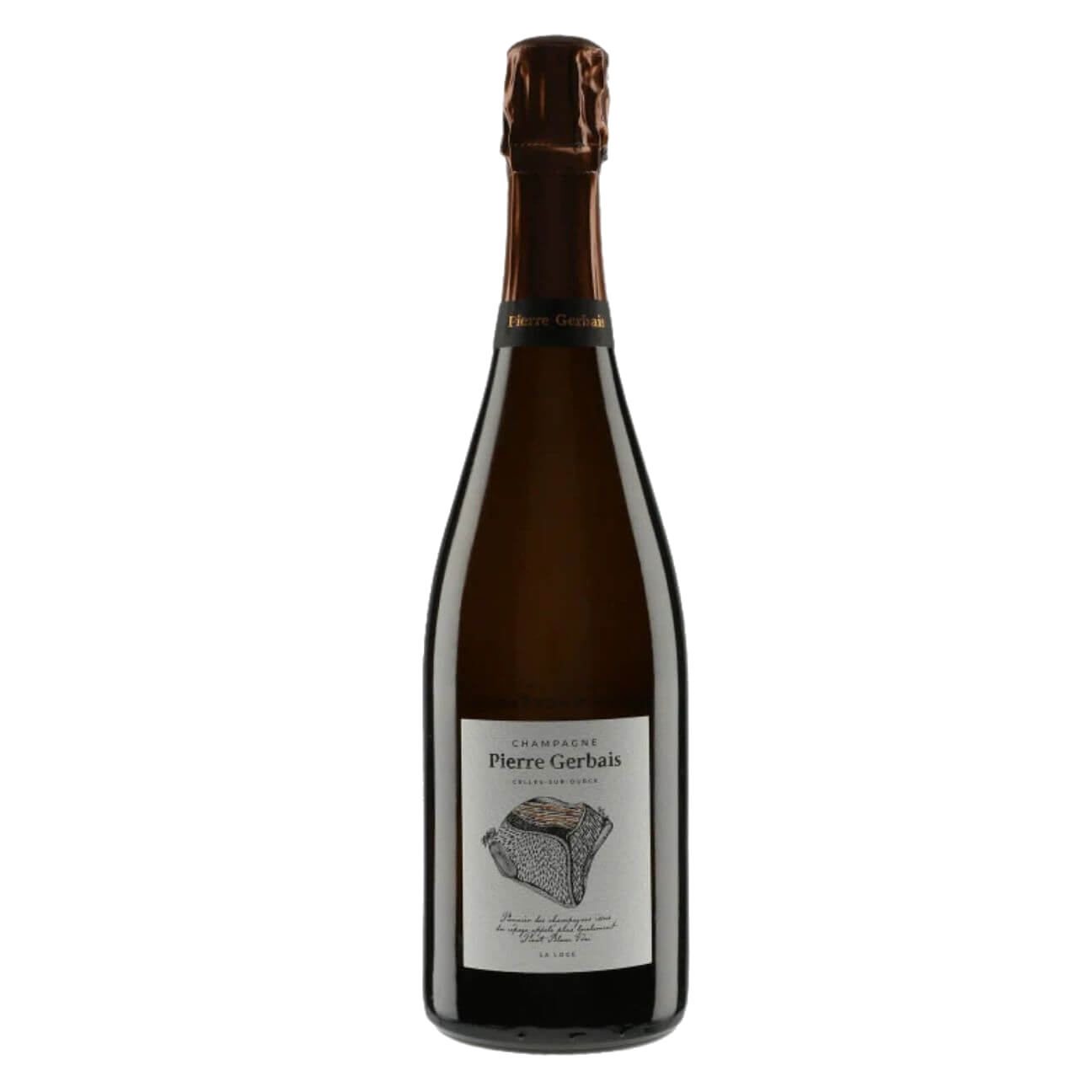 Pierre Gerbais La Loge Lieu Dit Blanc de Blanc Extra Brut NV (6 Bottles) Champagne, France