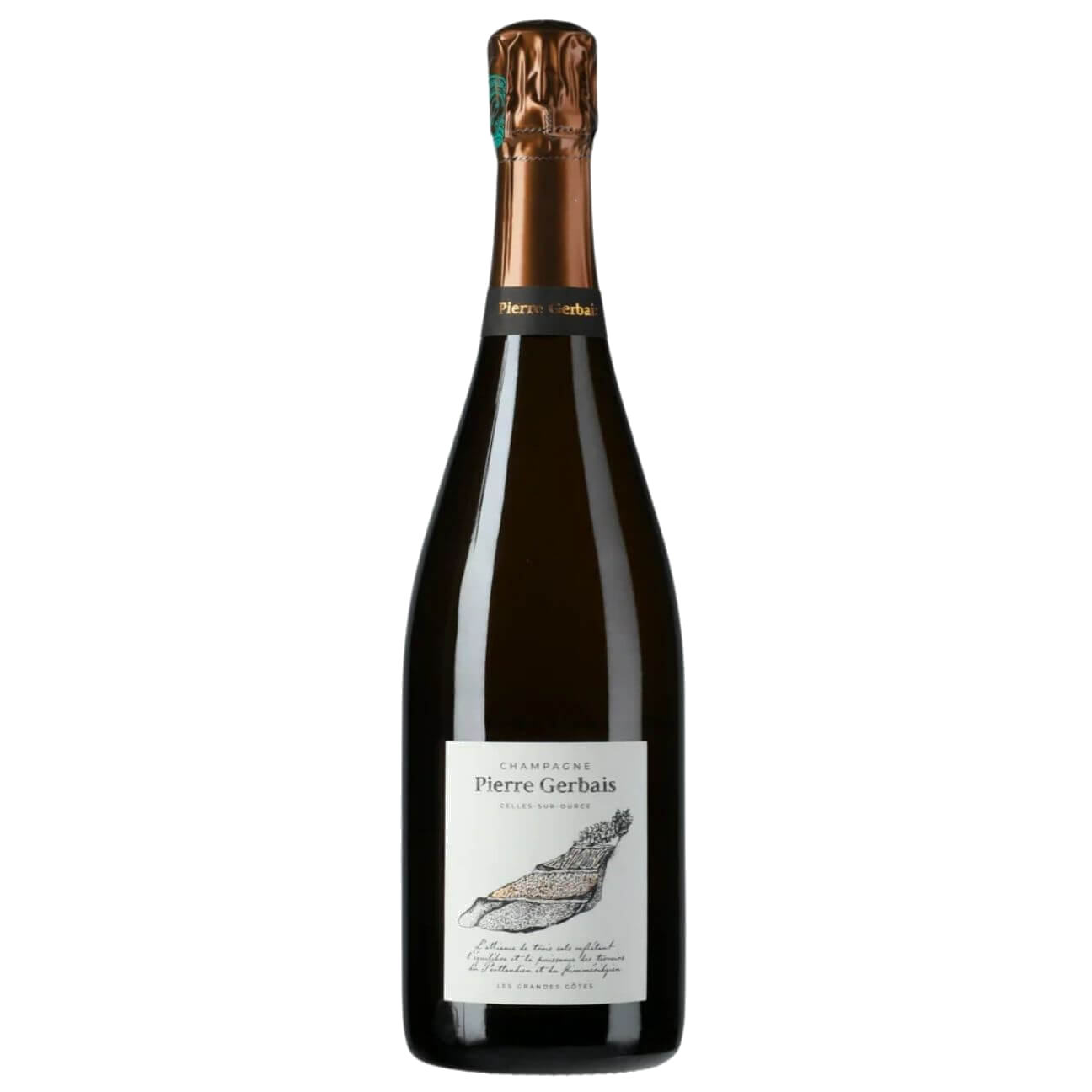 Pierre Gerbais Les Grandes Côtes Lieu Dit Blanc de Noir Extra Brut NV (6 Bottles) Champagne, France