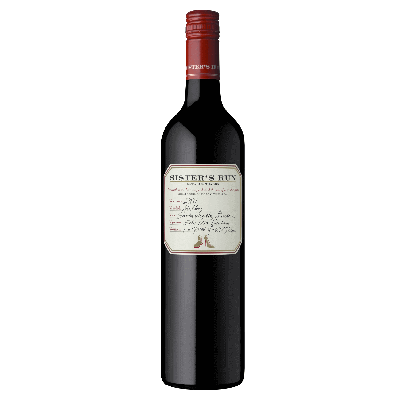 Sister’s Run  Santa Vicenta Malbec 2024 (6 Bottles) Mendoza, Argentina