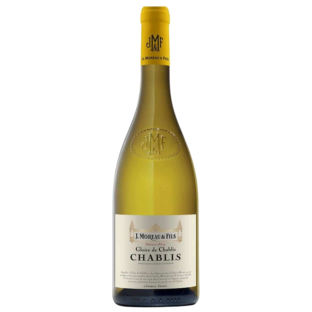 J. Moreau & Fils Chablis Gloire de Chablis 2023 (12 Bottles) Chablis, France