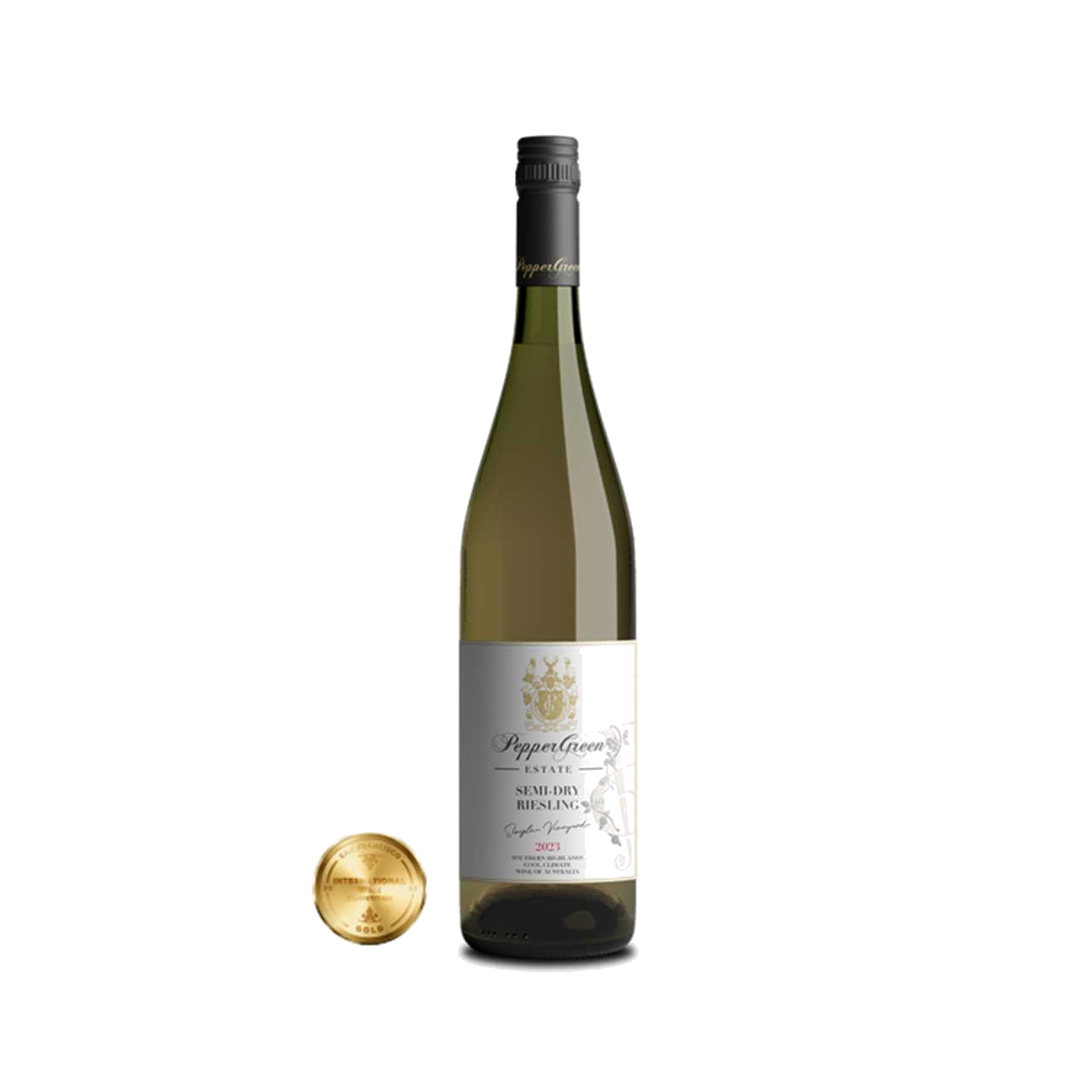 PepperGreen Estate Semi-Dry Riesling Single Vineyard 2024 (6 Bottles) Southern Highlands, NSW