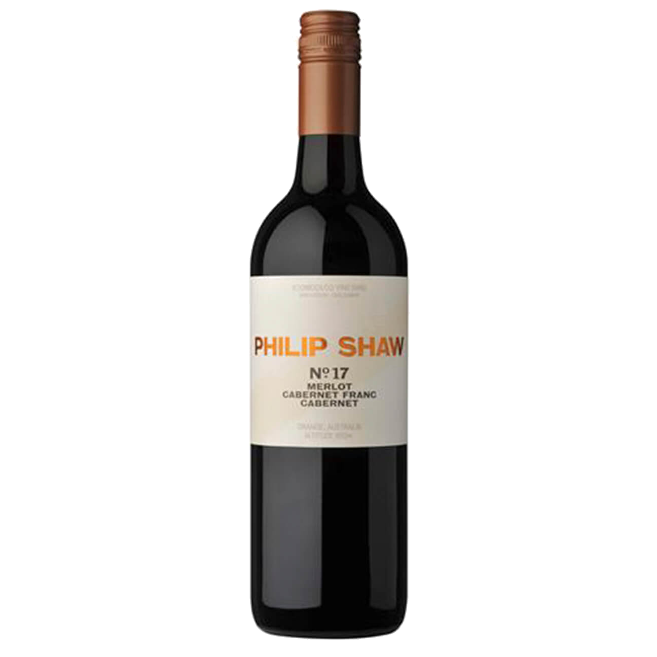 Philip Shaw No. 17 Merlot Cabernet Franc 2023 (6 Bottles) Orange, NSW
