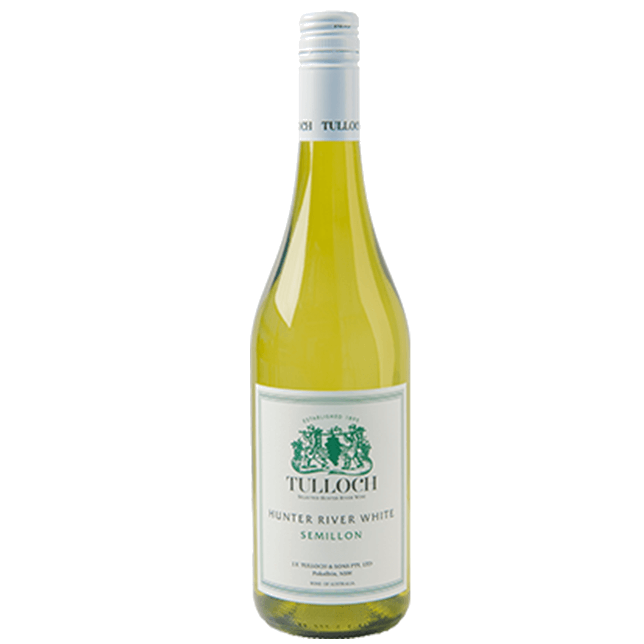 Tulloch Wines Semillon Hunter River White Heritage Range 2026 (6 Bottles) Hunter Valley, NSW