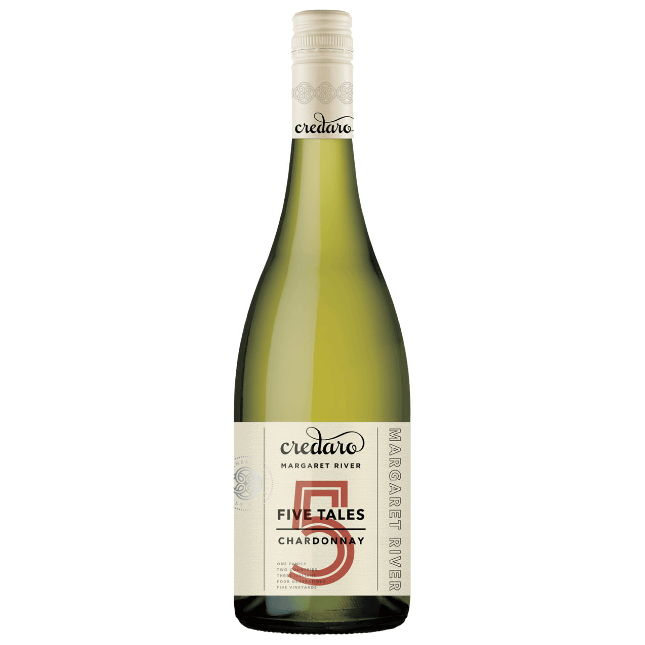 Credaro Five Tales Chardonnay 2025 (12 Bottles) Caves Road, Yallingup