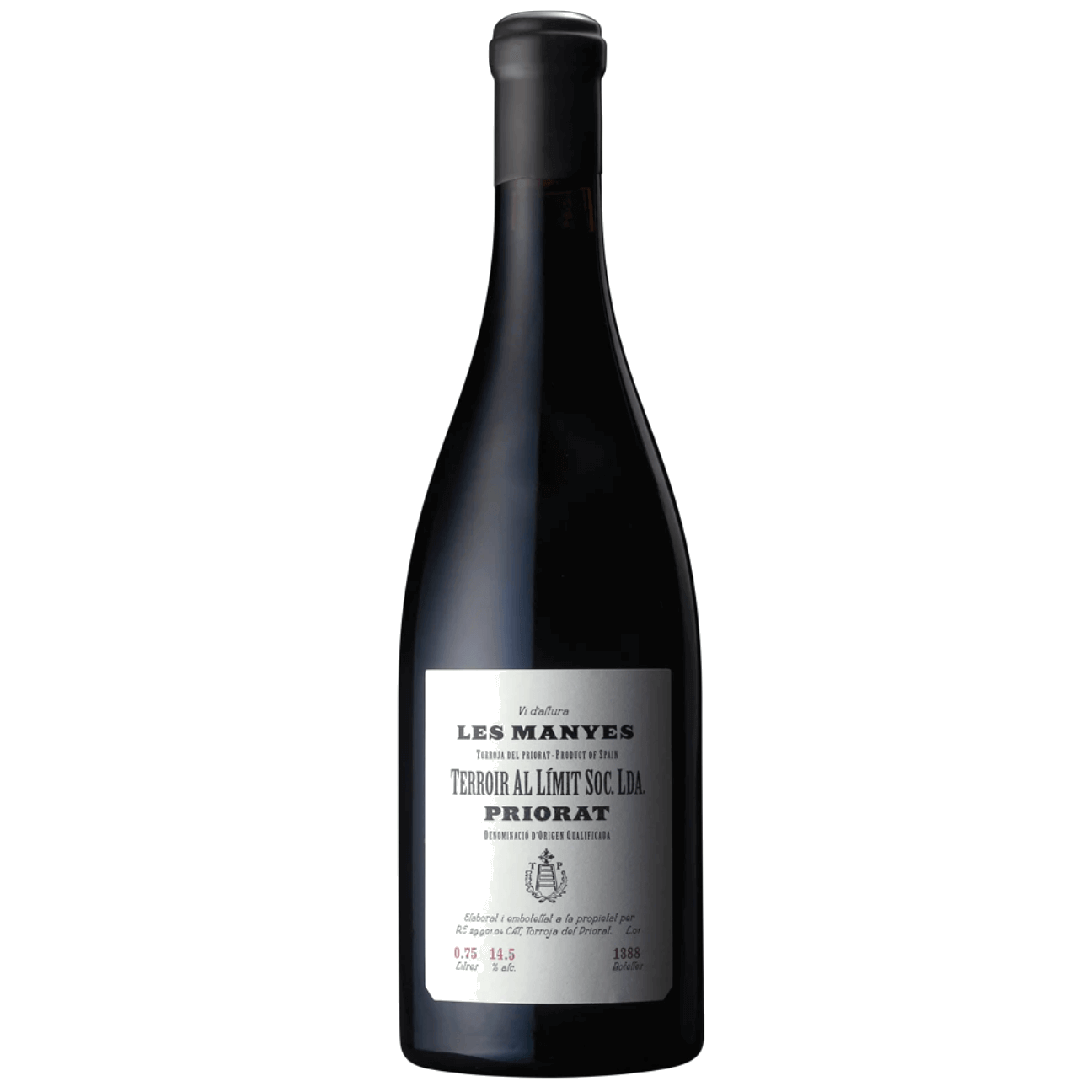 Terroir al Límit Priorat Les Manyes 2021 (1 Bottle) Priorat, Spain