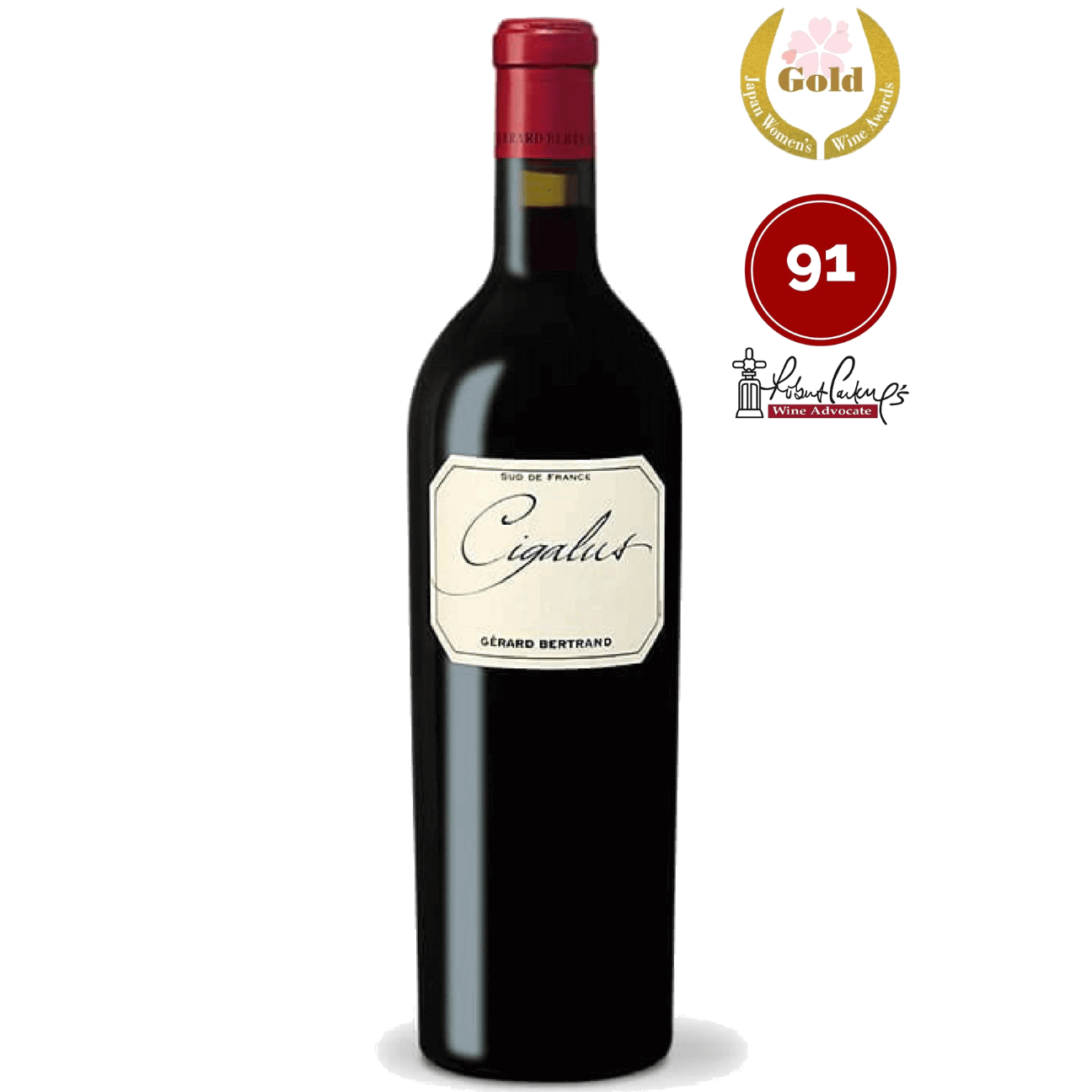 Gérard Bertrand Cigalus Rouge 2021 (6 Bottles) Languedoc, France
