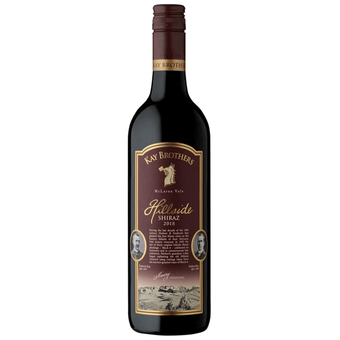 Kay Brothers Hillside Shiraz 2022 (6 Bottles) McLaren Vale, SA