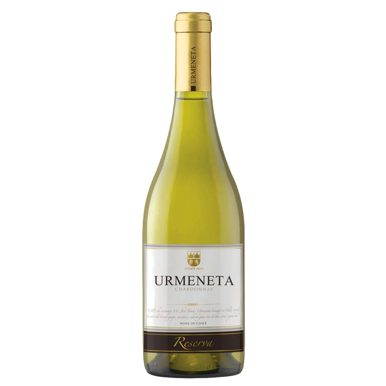 Urmeneta Reserva Chardonnay 2024 (12 Bottles) Central Valley, Chile