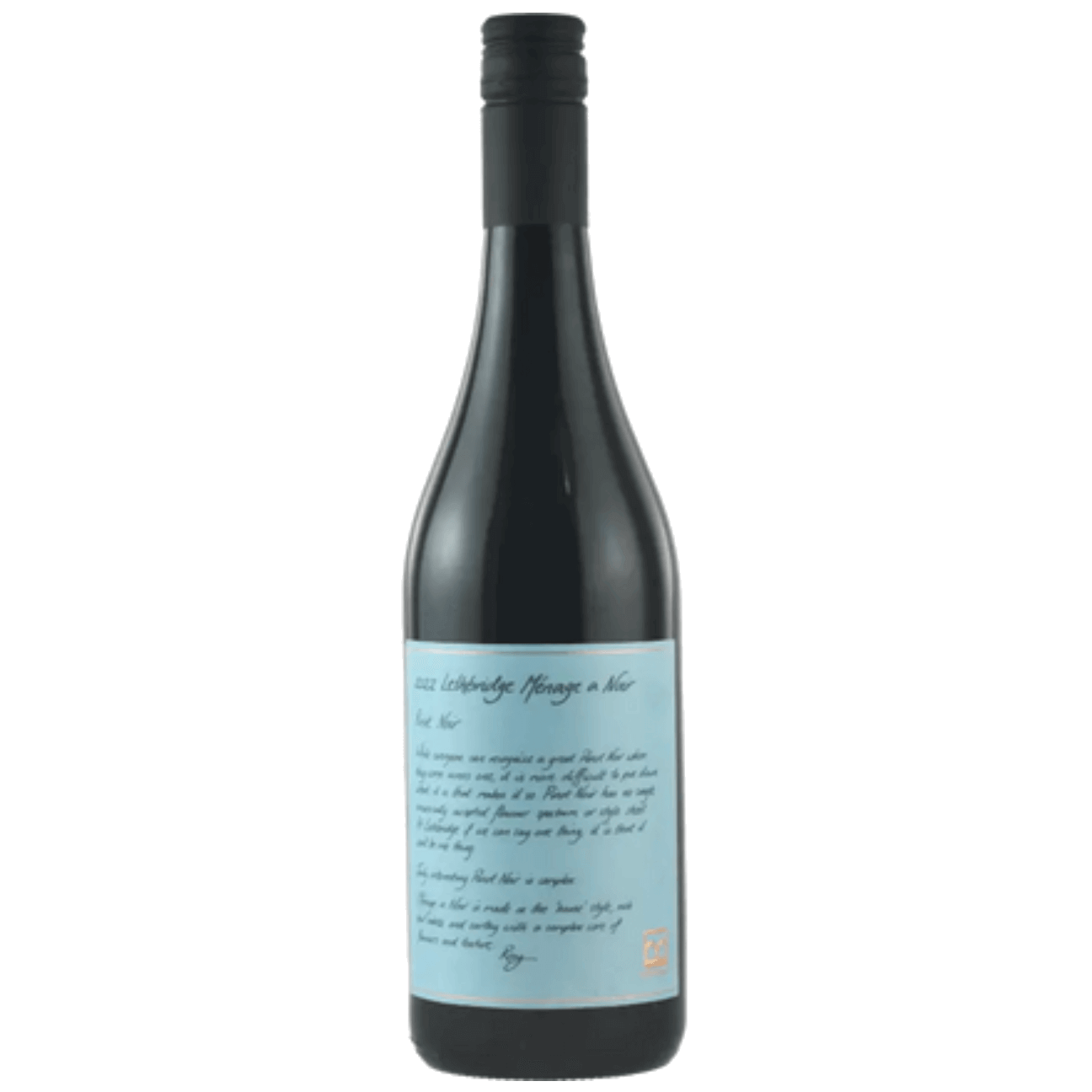 Lethbridge Menage A Noir Pinot Noir 2025 (12 Bottles) Geelong, VIC