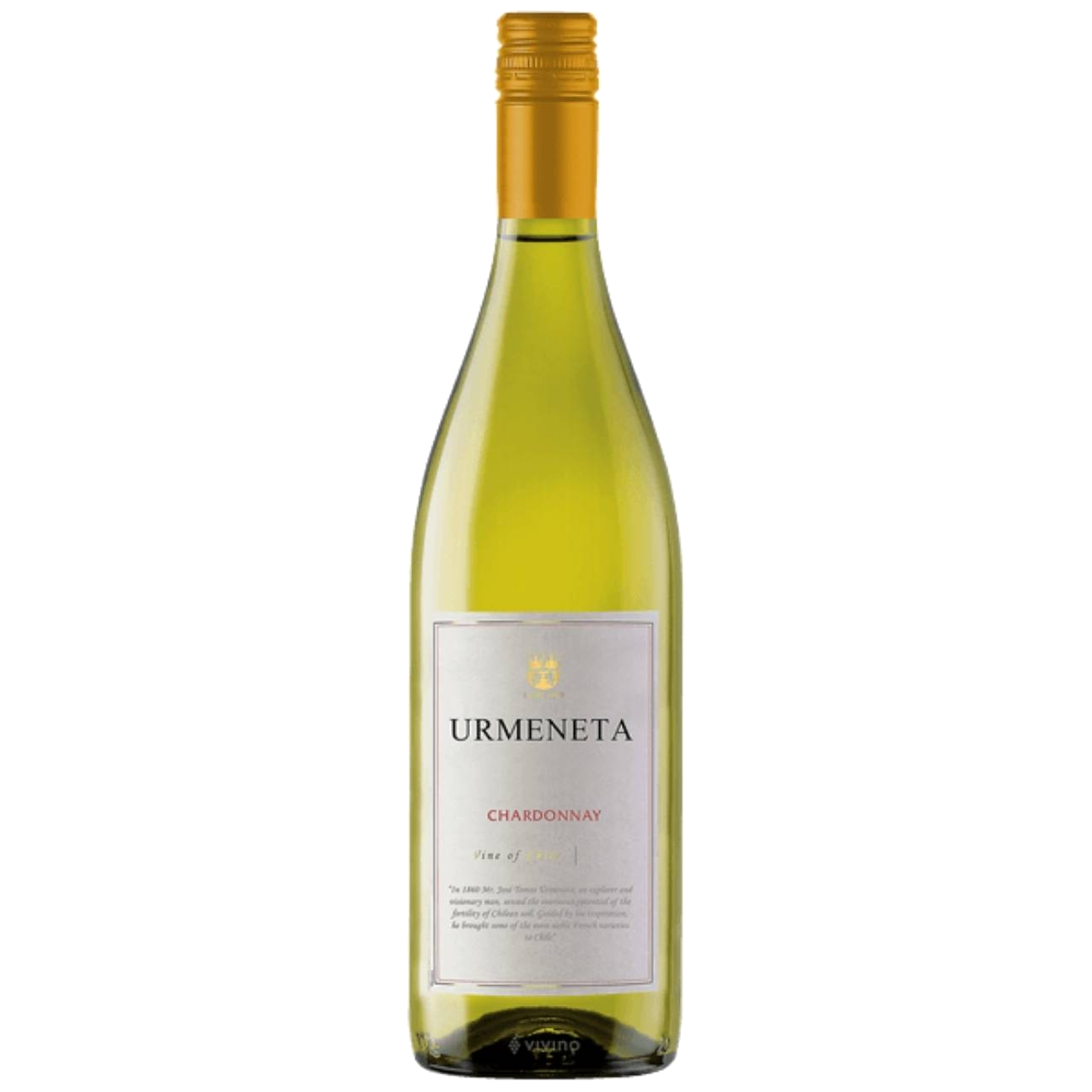 Urmeneta Chardonnay 2025 (12 Bottles) Central Valley, Chile