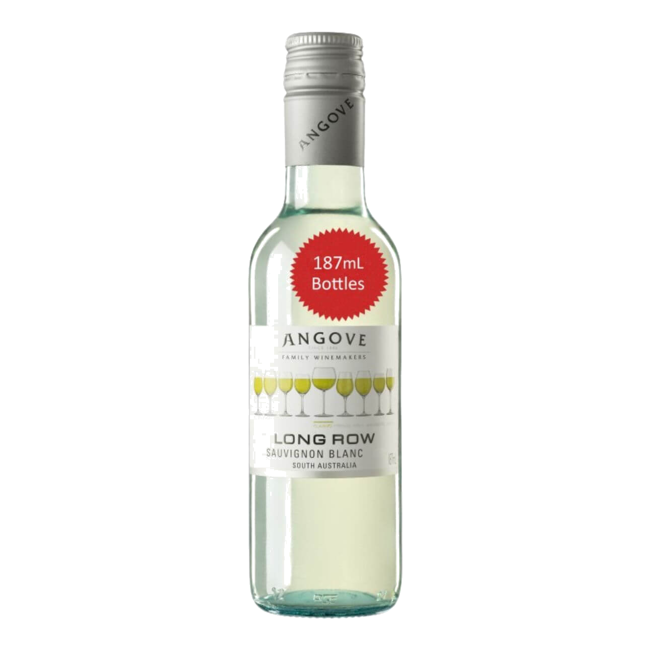 Angove Long Row Sauvignon Blanc 187ml 2024 (24 Bottles) Riverland, SA