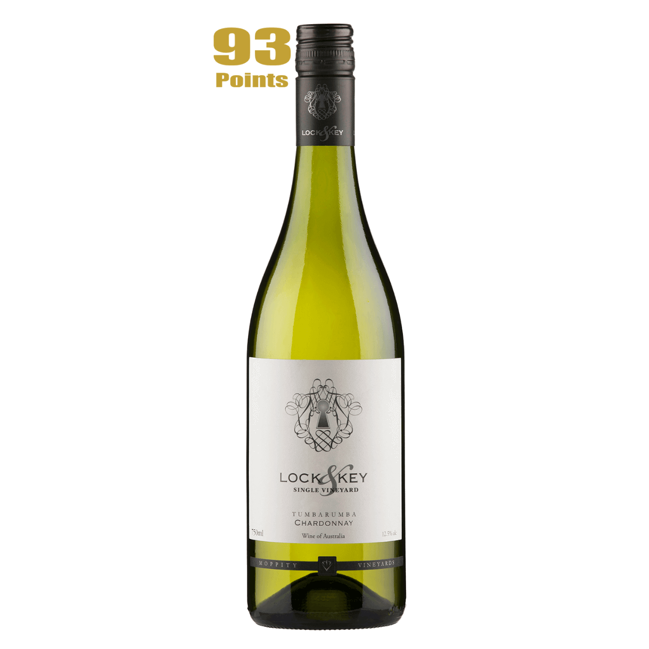 Moppity Lock & Key Chardonnay 2022 (12 Bottles) Hilltops, NSW
