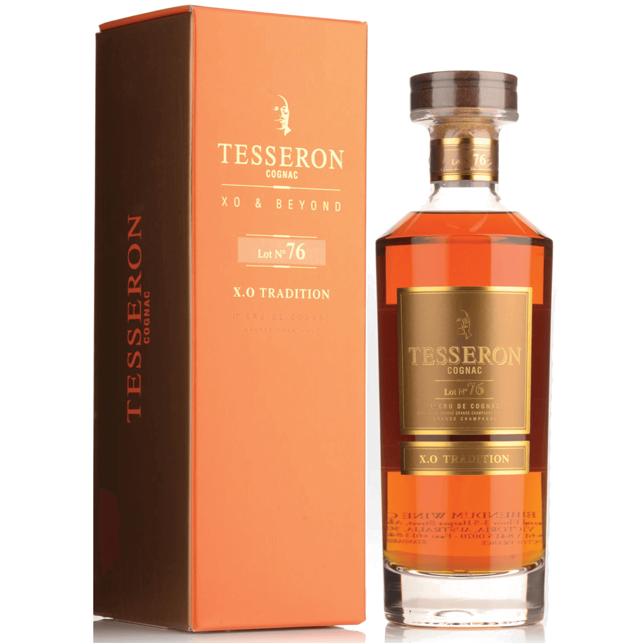 Cognac Tesseron Lot 76 XO Tradition (3 Bottles) Cognac, France