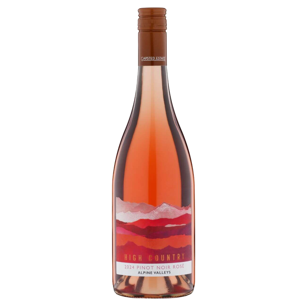 Gapsted High Country Pinot Noir Rosé 2024 (6 Bottles) Alpine Valley, VIC