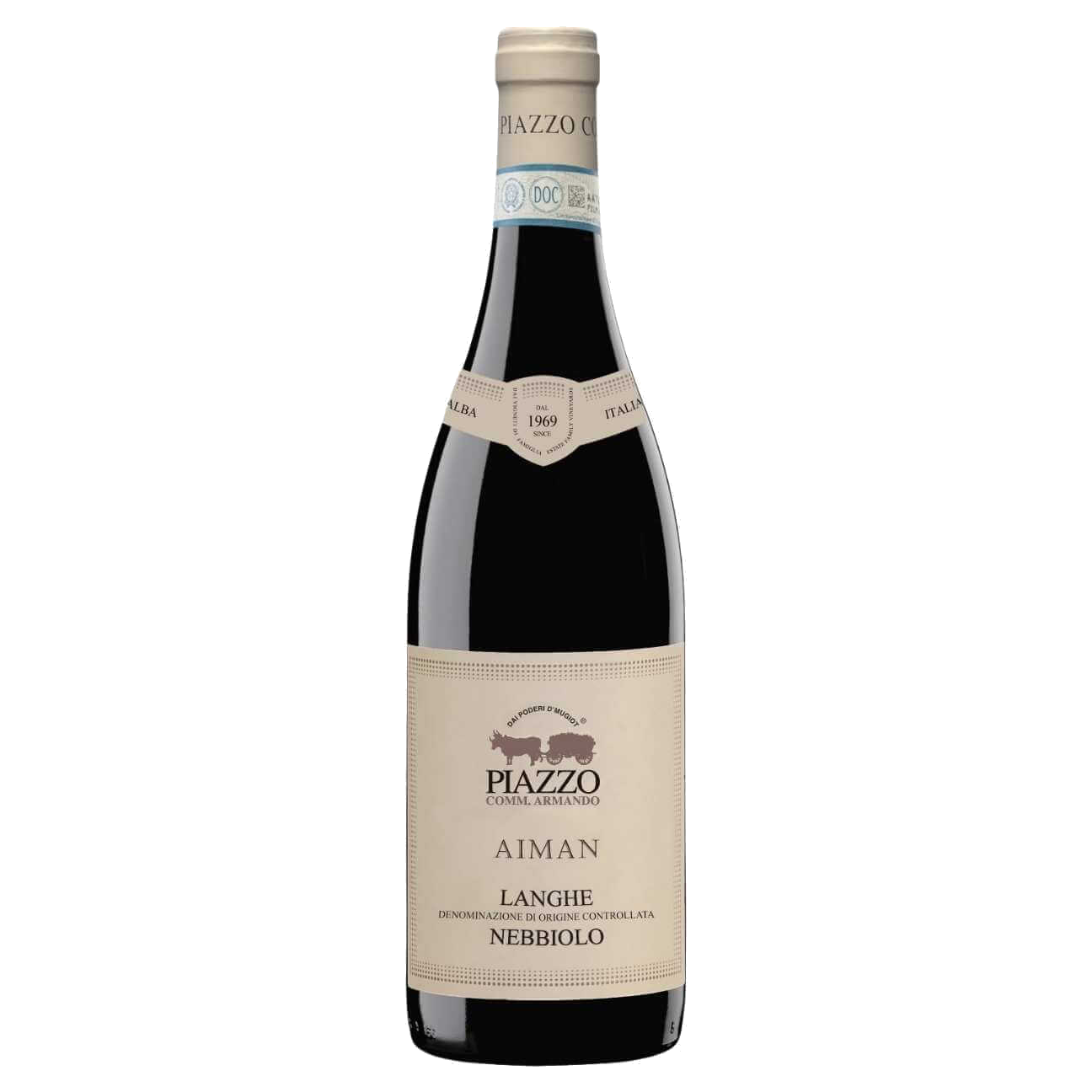 Piazzo Armando Langhe Nebbiolo Aiman DOC 2022/2023 (12 Bottles) Alba Piedmont, Italy