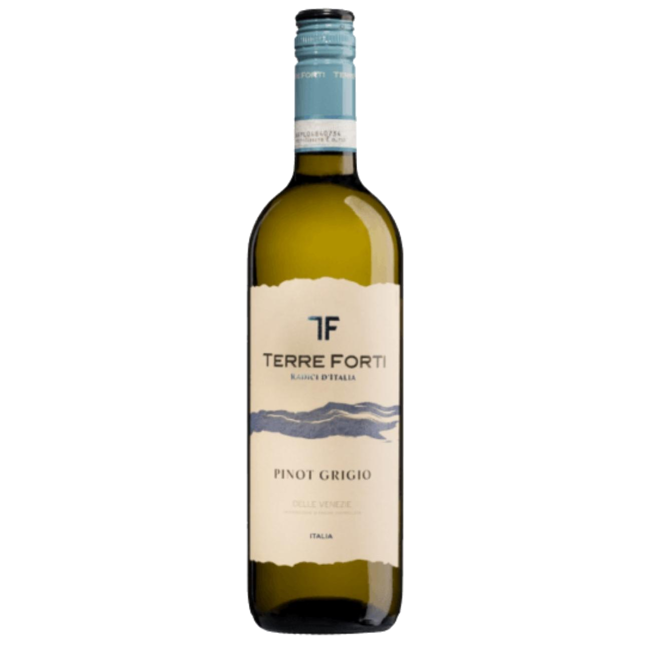 Terre Forti Pinot Grigio Delle Venezie DOC 2023/2024 (12 Bottles) Emilia Romagna, Italy