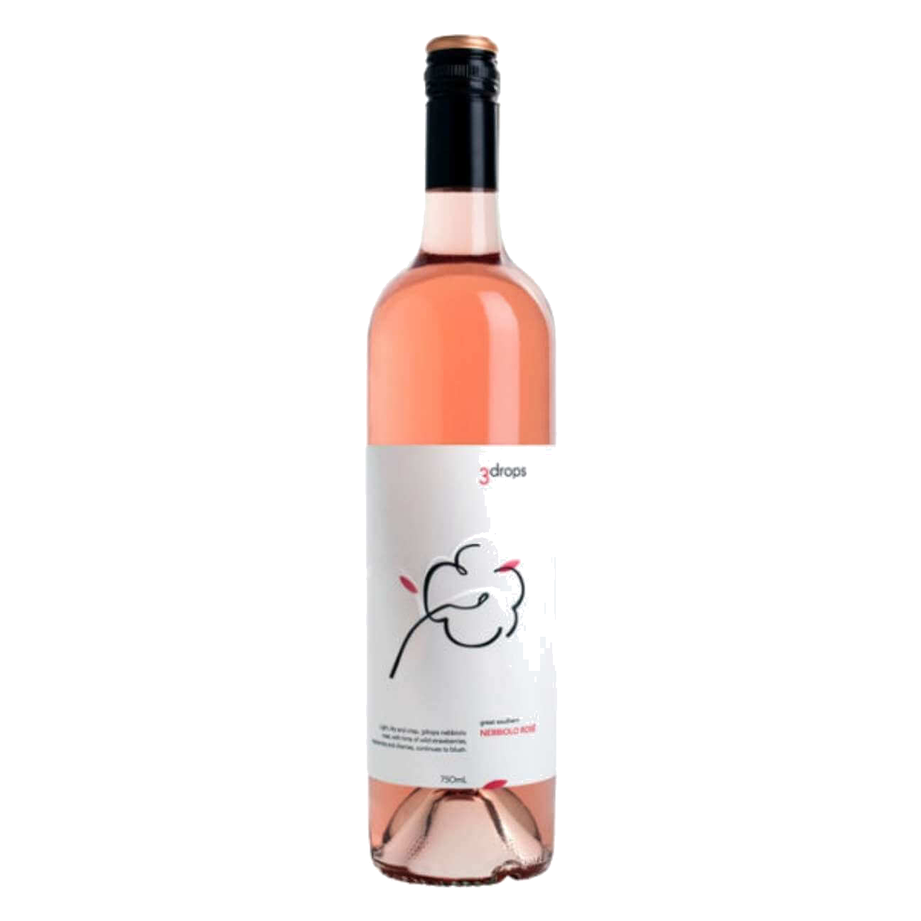 3drops Rosé 2024/2025 (12 Bottles) Great Southern, WA