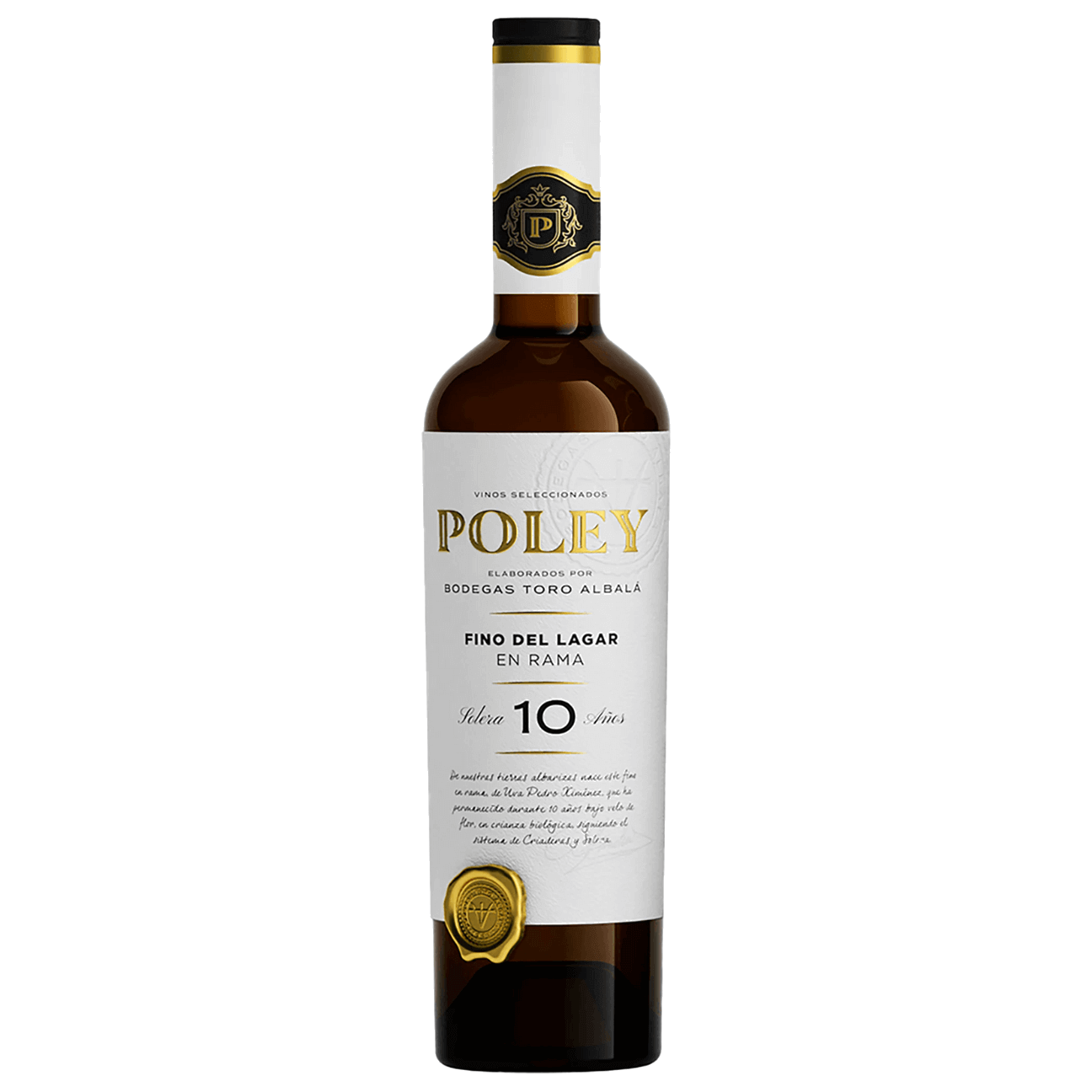 Toro Albala Poley Fino del Lagar 10 Años NV (500ml) (6 Bottles) Montilla-Moriles, Spain