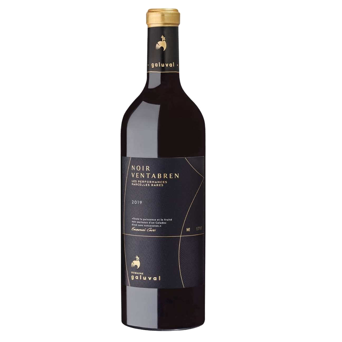 Domaine de Galuval 'Noir Ventabren' Caladoc 2019 (6 Bottles) Rhone Valley, France