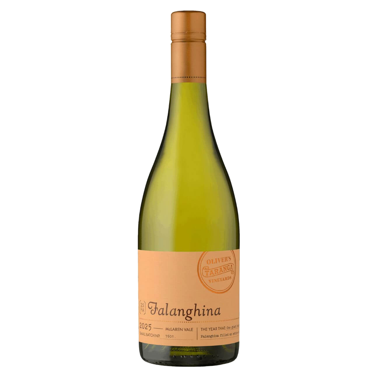 Oliver's Taranga Falanghina 2025 (6 Bottles) McLaren Vale, SA