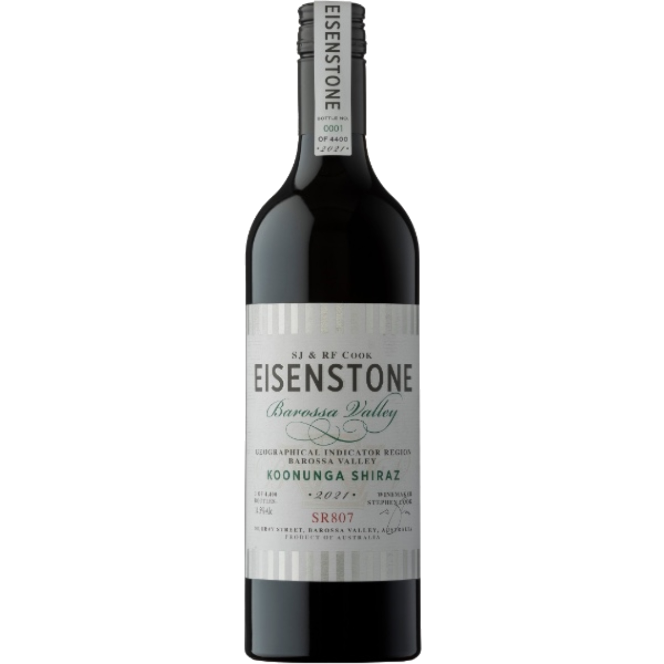 Eisenstone Koonunga Shiraz SR807 2022 (6 Bottles) Barossa Valley, SA