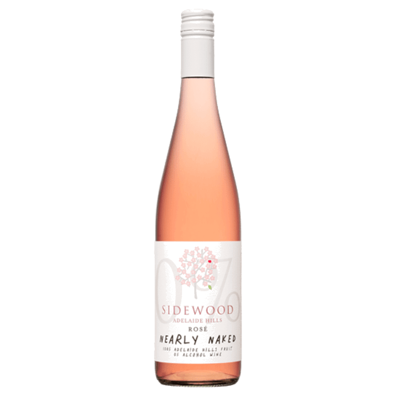Sidewood Nearly Naked Rosé 0% Alcohol NV (12 Bottles) Adelaide Hills, SA