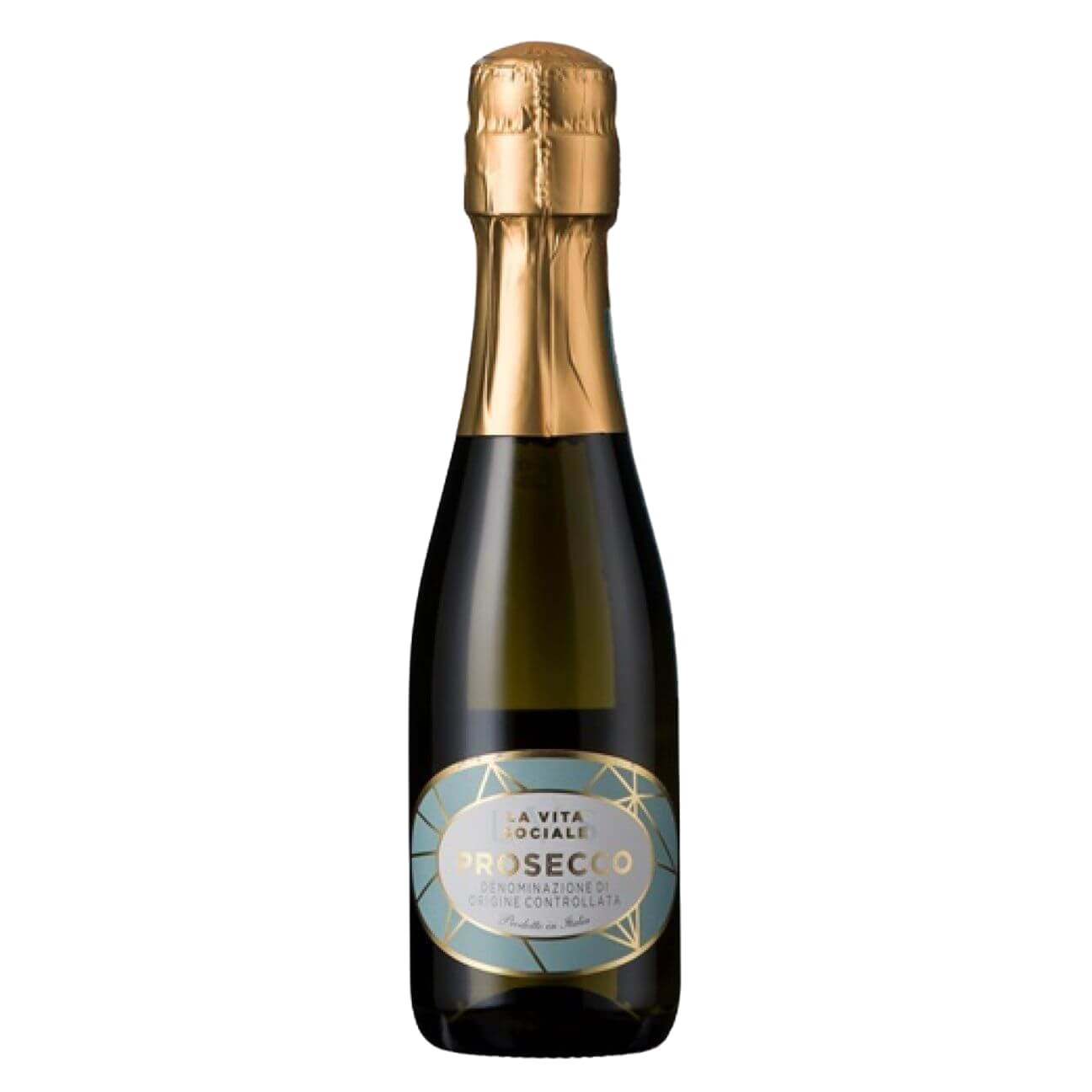 La Vita Sociale Prosecco Piccolo 200ml NV (24 Bottles) Veneto, Italy