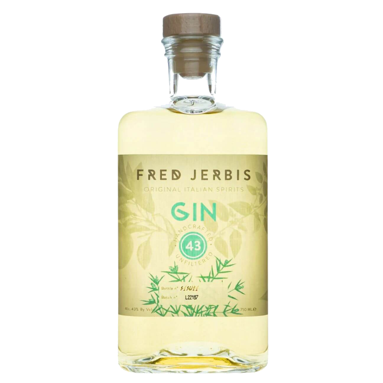 Fred Jerbis Gin 43 NV (6 Bottles) Polcenigo, Italy