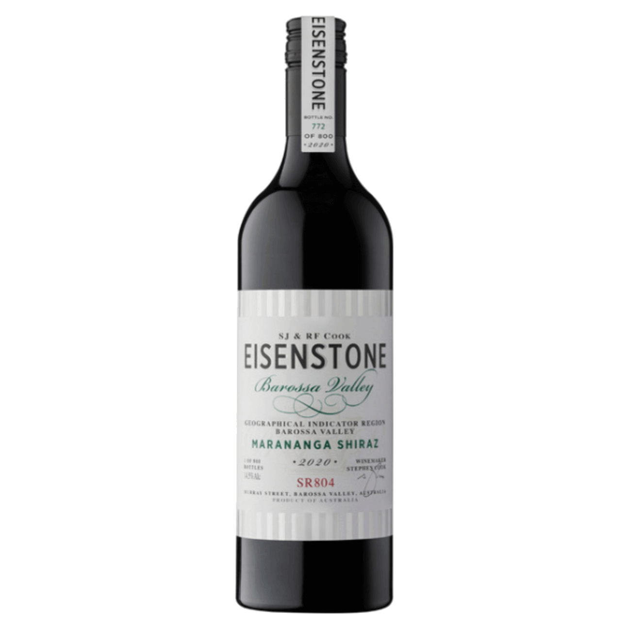 Eisenstone ‘Marananga’ Shiraz SR804 2022 (6 Bottles) Barossa Valley, SA