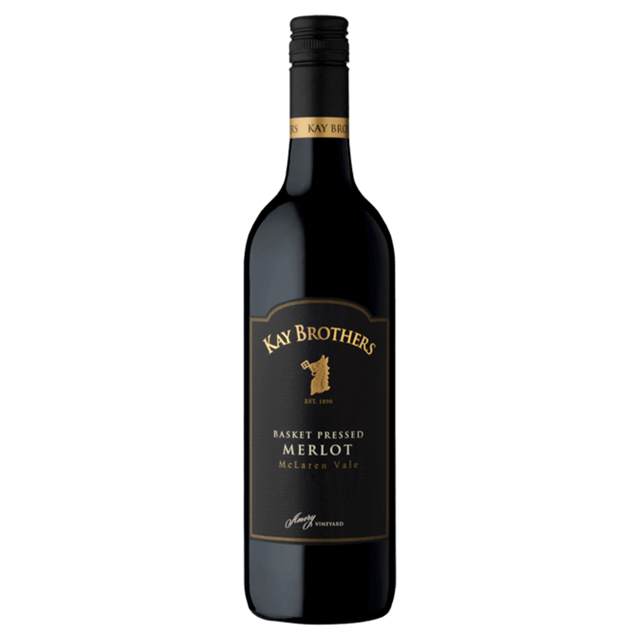 Kay Brothers Basket Pressed Merlot 2022 (12 Bottles) McLaren Vale, SA
