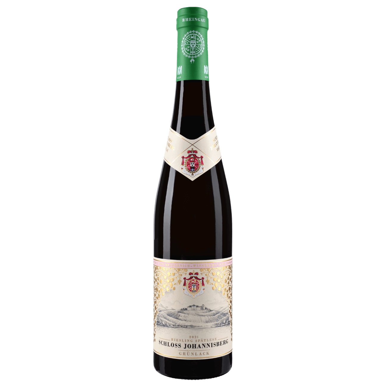 Schloss Johannisberg Grünlack Spätlese Riesling 2022 (6 Bottles) Rheingau, Germany