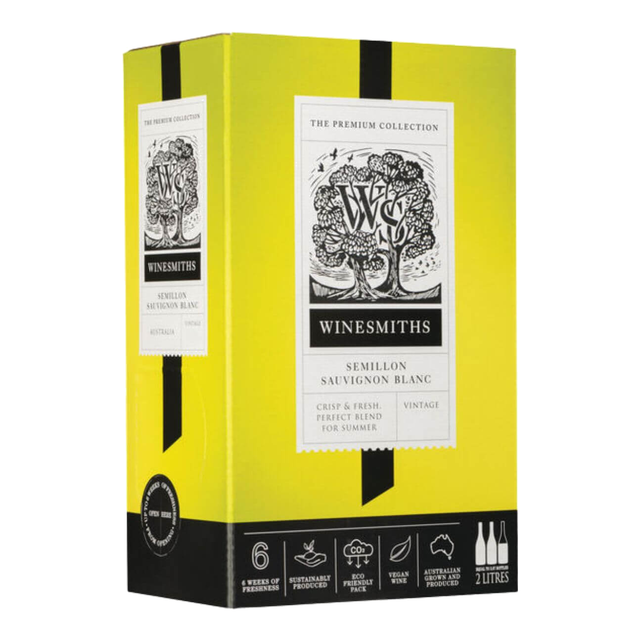 Winesmiths Premium Semillon Sauvignon Blanc 2L (6 Pack) South Australia